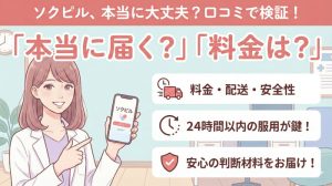 ソクピルの口コミ・評判は？料金・配送・安全性を徹底検証